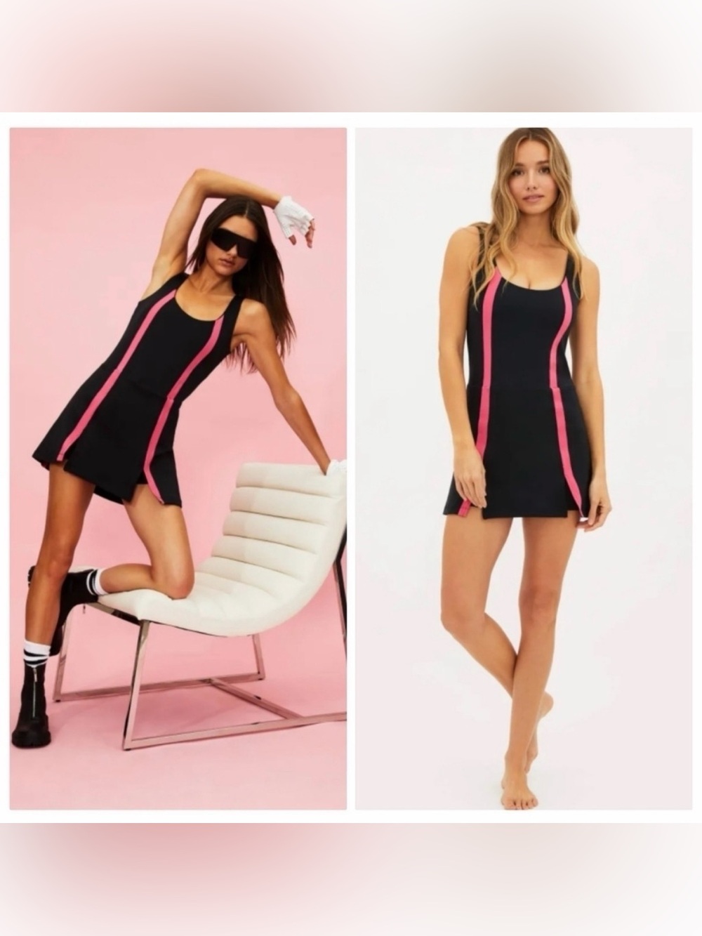 New BEACH RIOT Bay Tidal Colorblock Tennis Golf Pickleball Dress